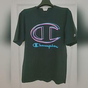 Champion Logo "Miami Vice" Vibes Tee Size Medium